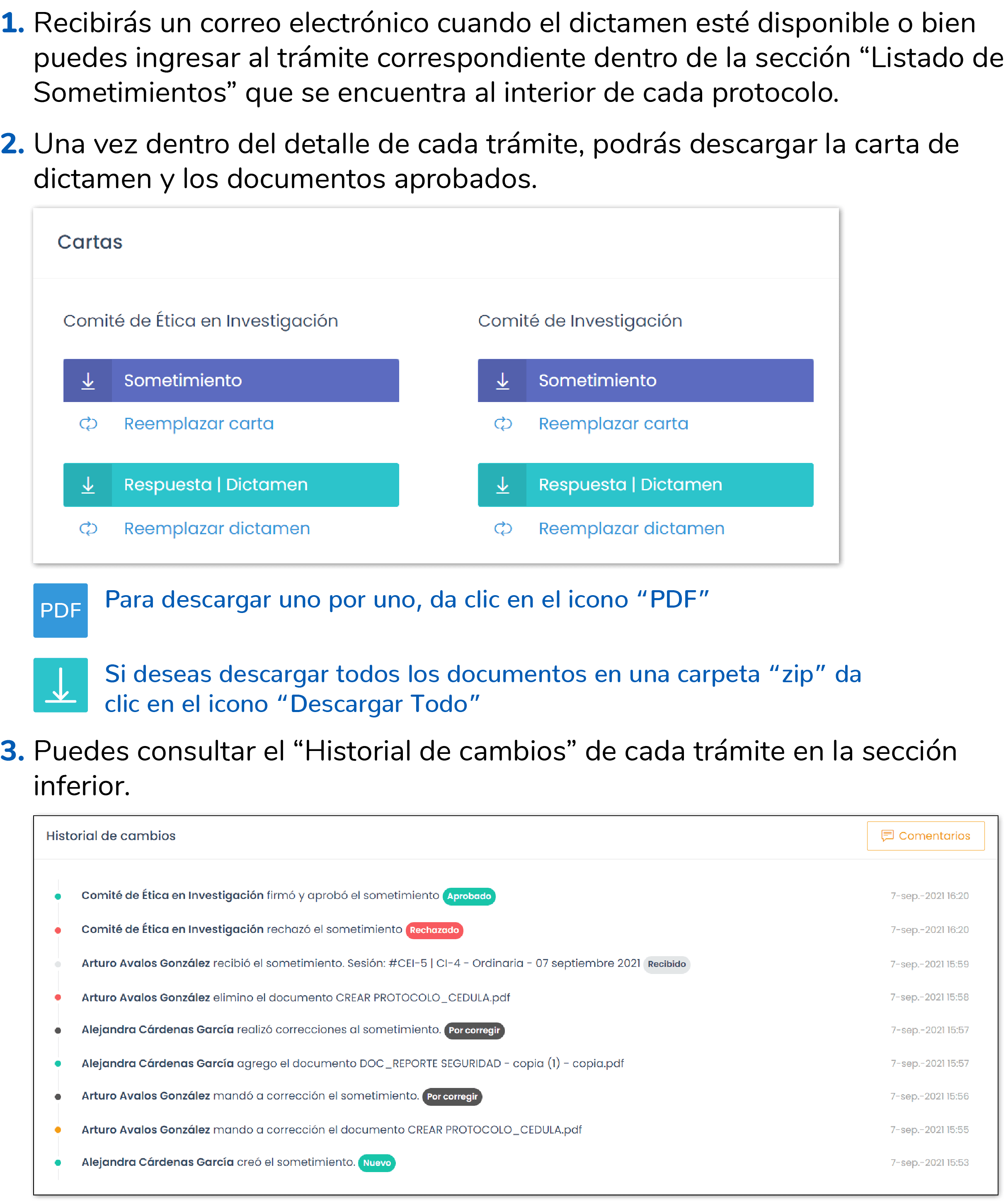 1. Recibir s un correo electr nico cuando el dictamen est disponible o bien puedes ingresar al tr mite correspondien...