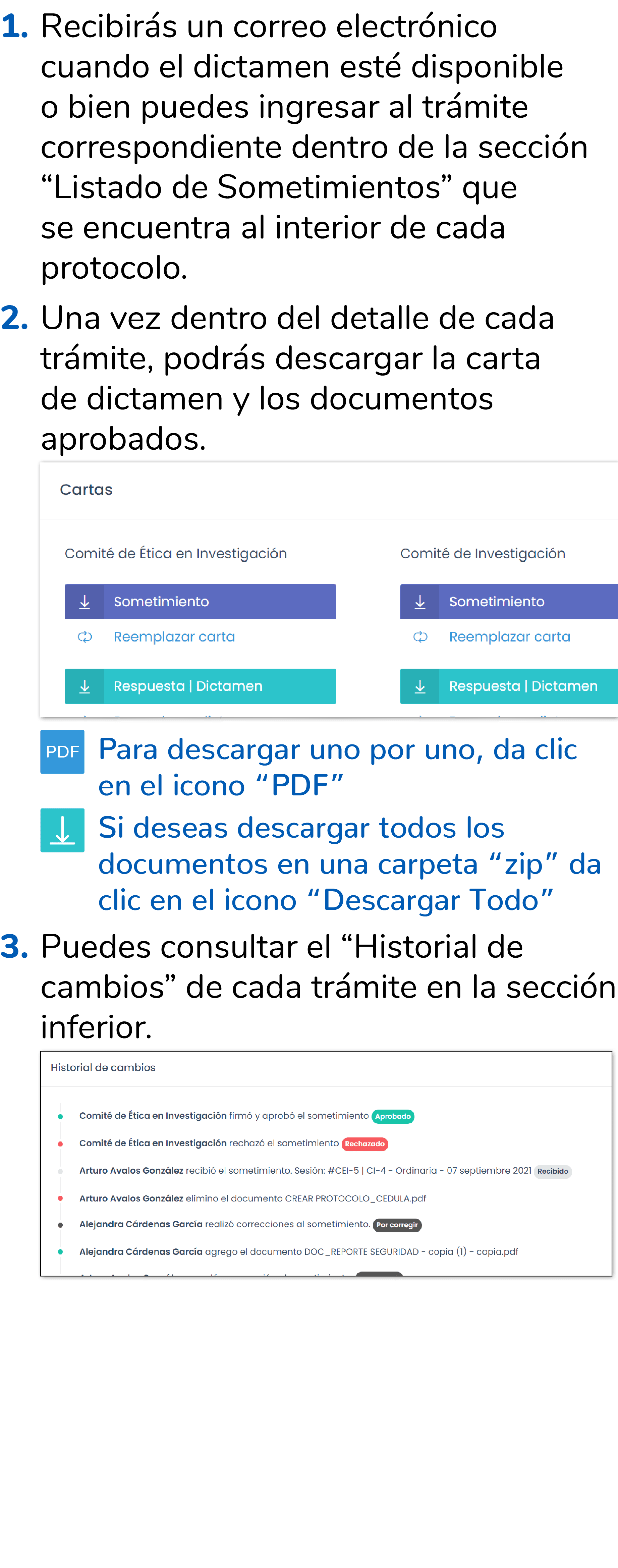 1. Recibir s un correo electr nico cuando el dictamen est disponible o bien puedes ingresar al tr mite correspondien...